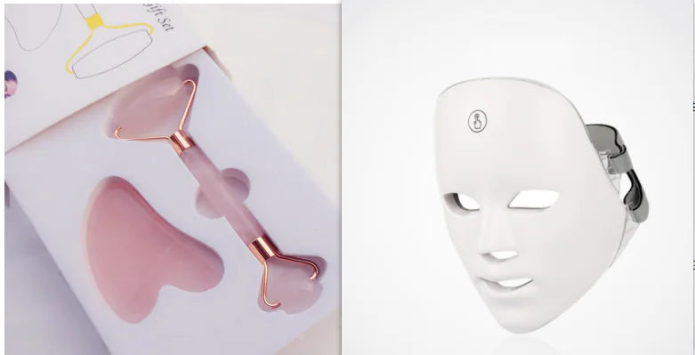 LED Facial Beauty Device - Skin Rejuvenation & Light Therapy at Home