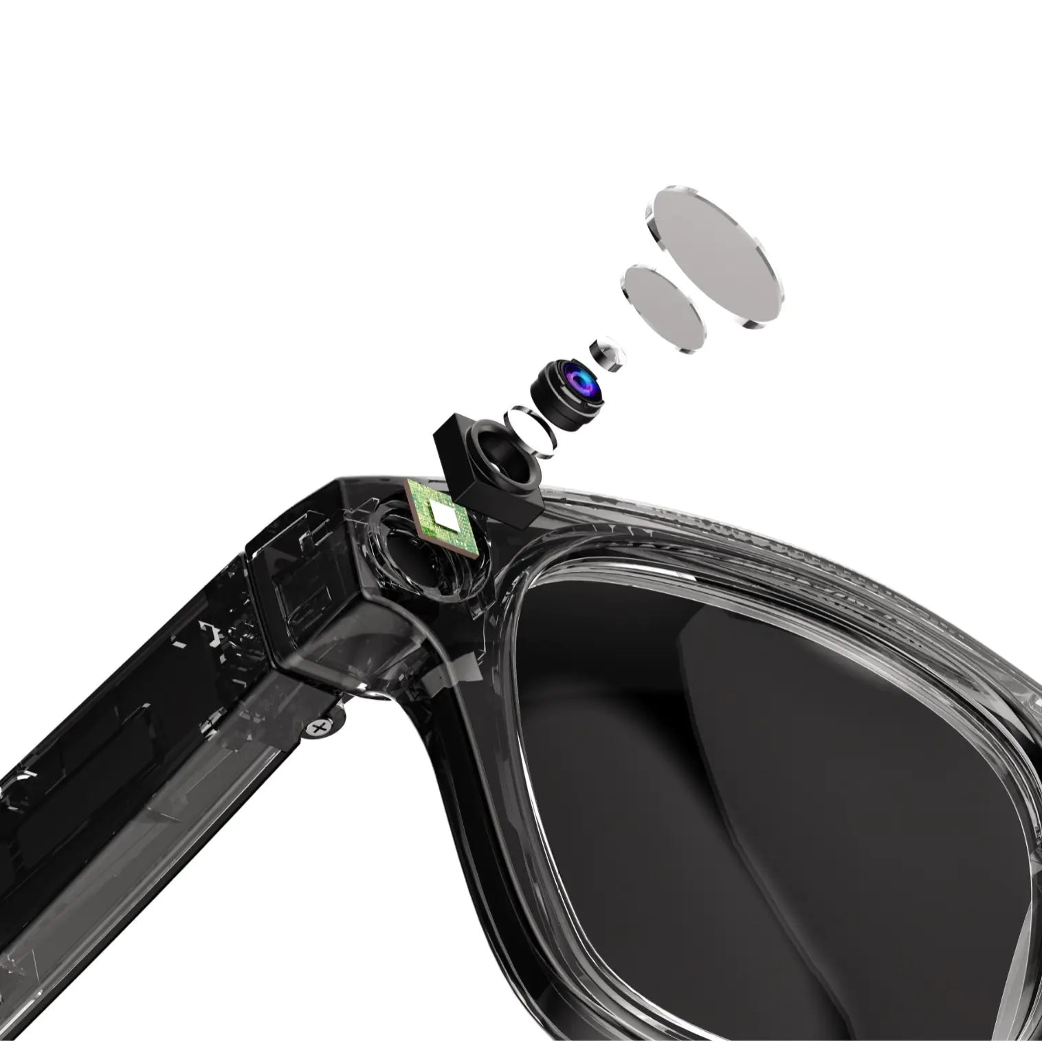 AI Camera Smart Glasses - HD Recording, Translation & Voice Calls