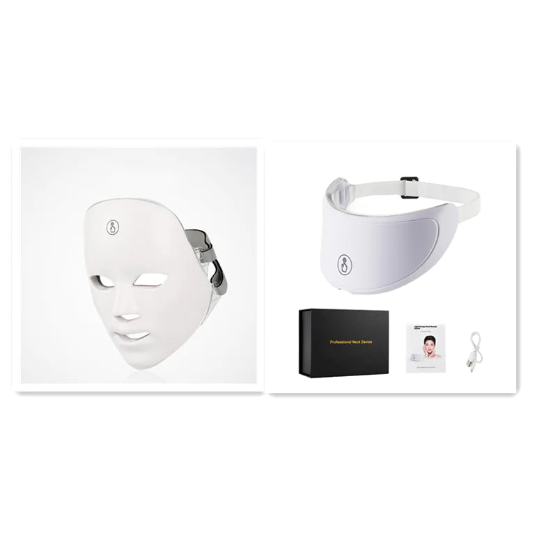 LED Facial Beauty Device - Skin Rejuvenation & Light Therapy at Home